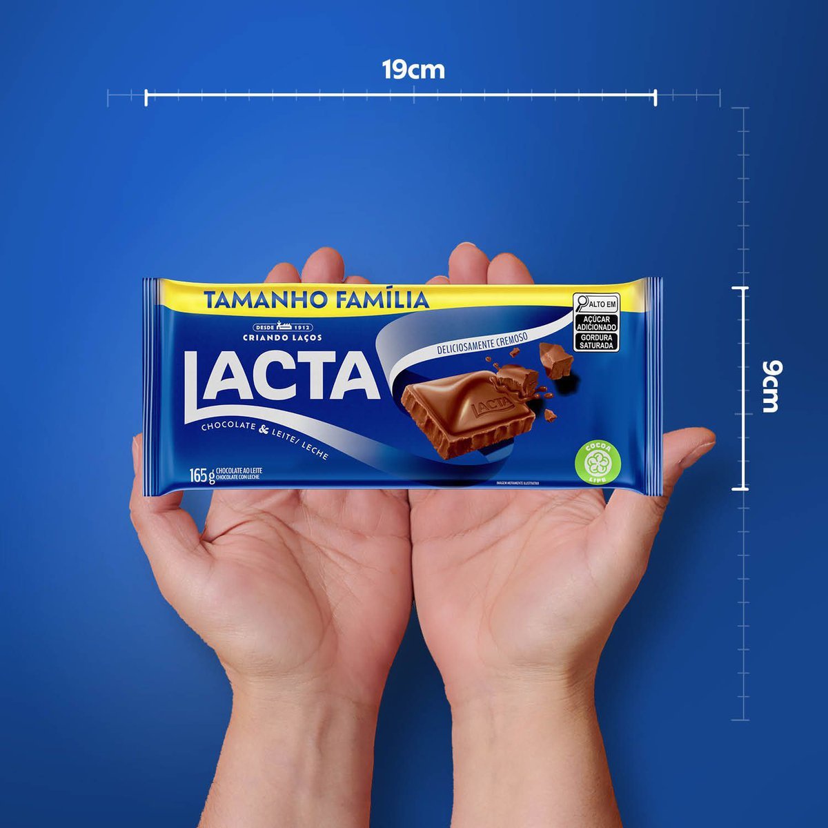 Chocolate Lacta Ao Leite 165g