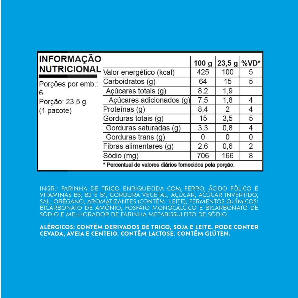 Biscoito Salgado Club Social pizza multipack 141g