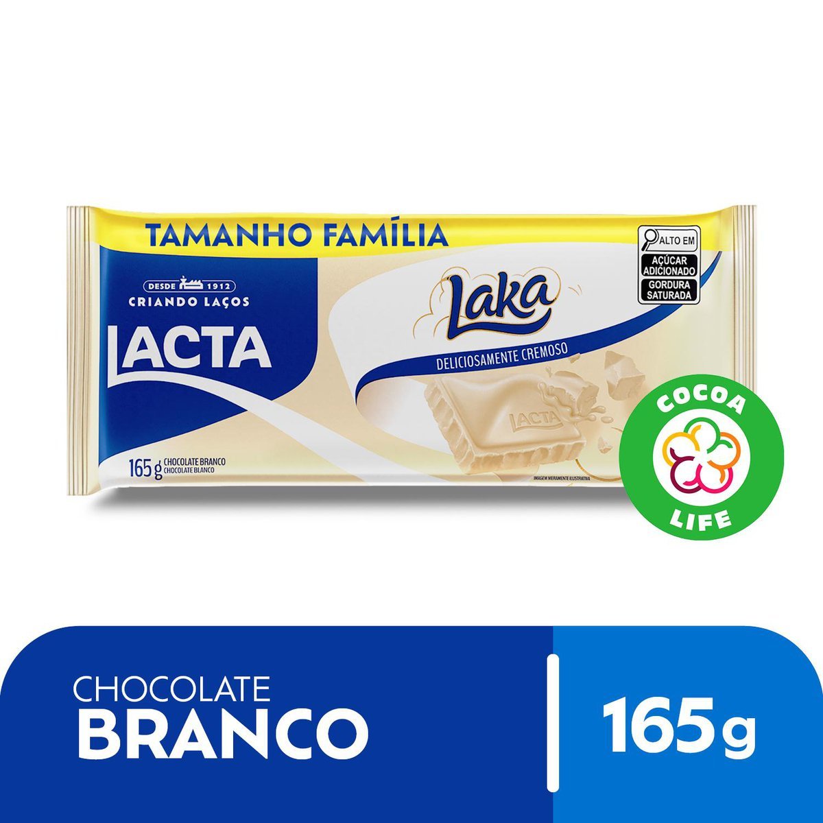 Chocolate Branco Laka 165g