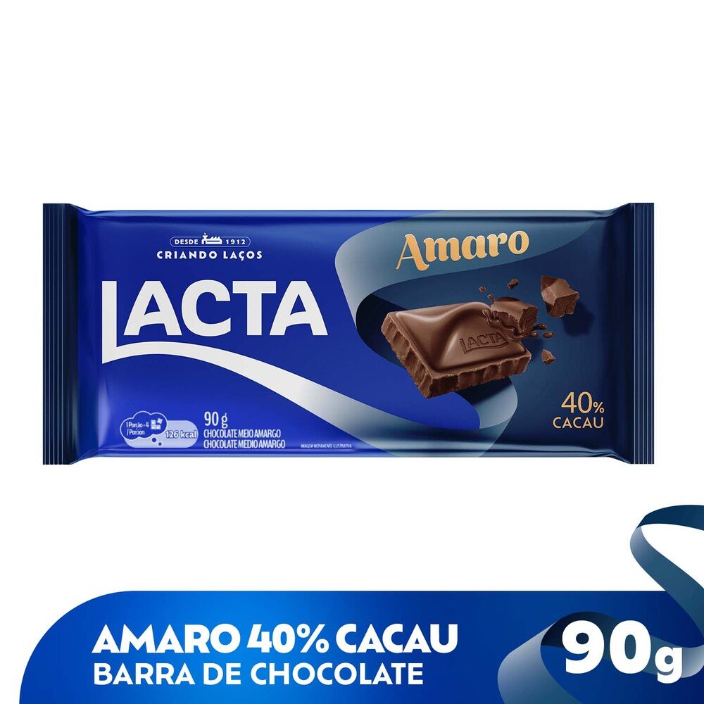 Chocolate Amaro 40% cacau 90g