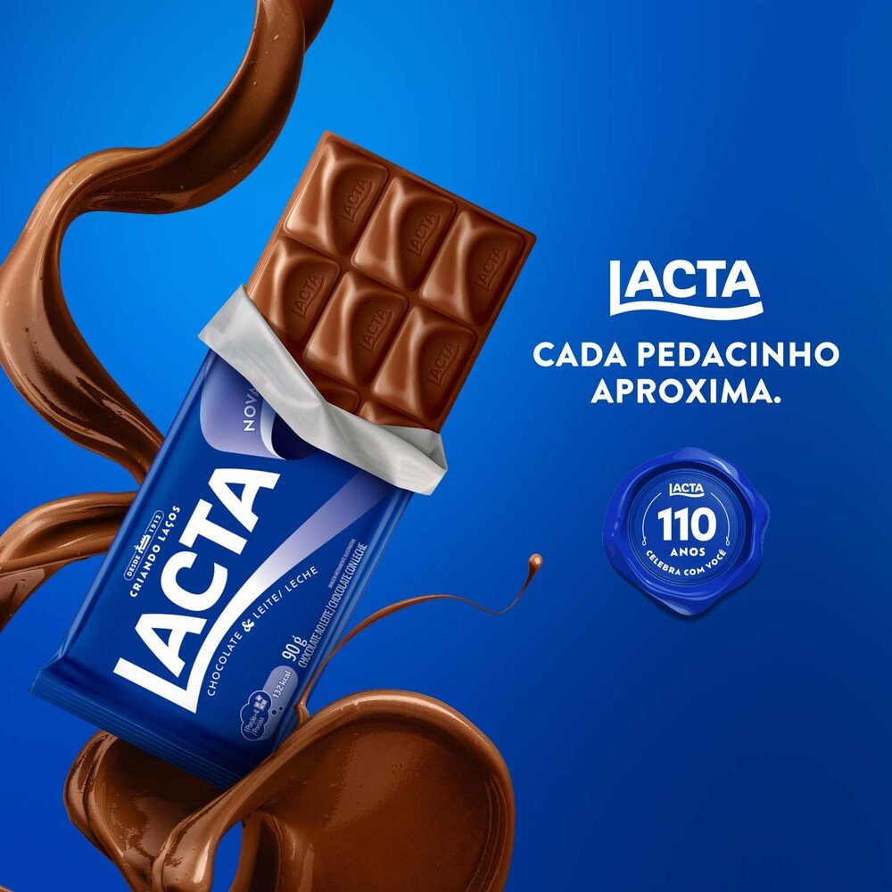 Chocolate Lacta ao leite 90g
