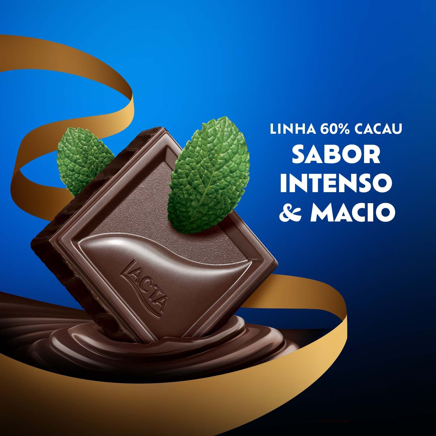 Chocolate Lacta Intese 60 Caucau e Menta 85g