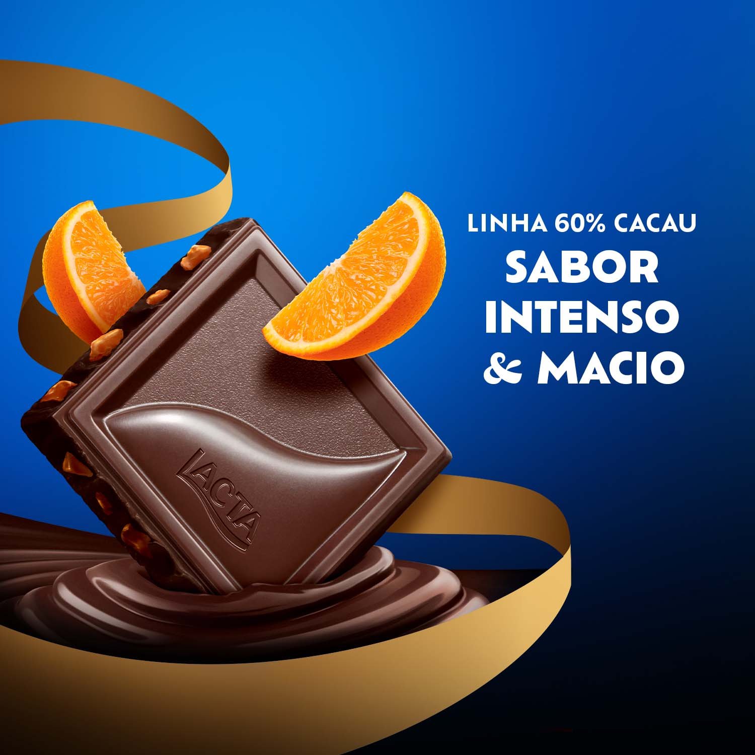 Chocolate Lacta Intense 60 Cacau e Laranja 85g