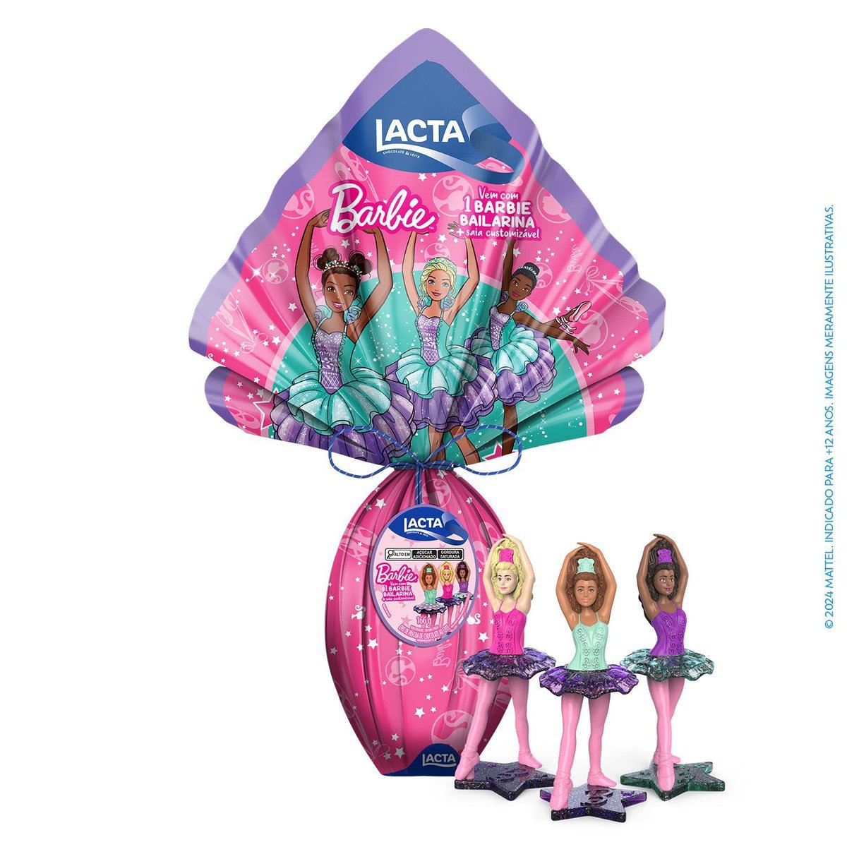 Ovo de Pscoa Lacta Barbie 166g