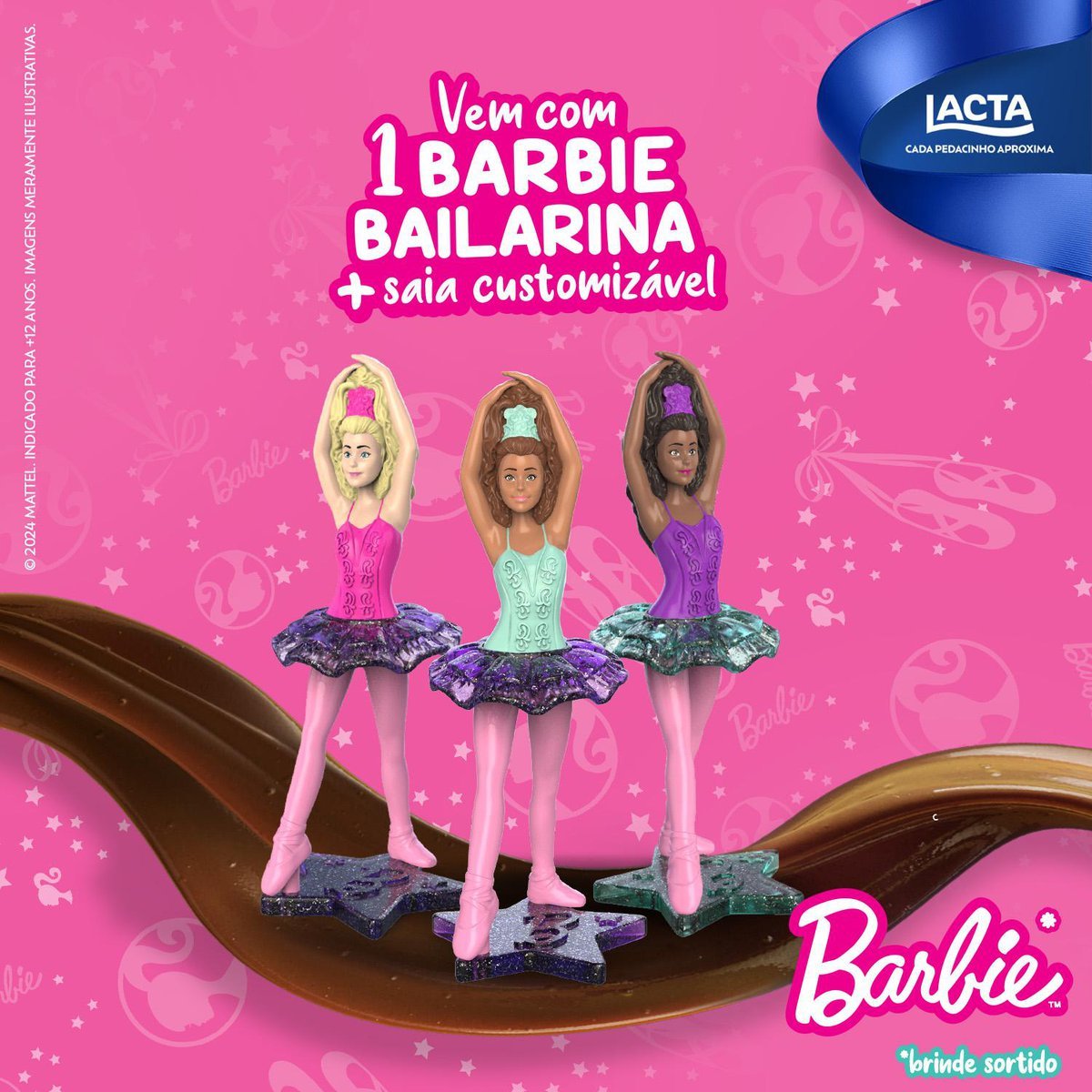 Ovo de Pscoa Lacta Barbie 166g