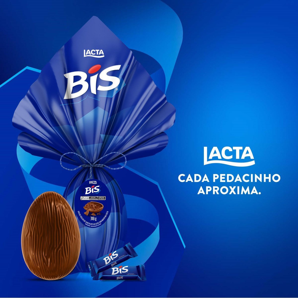Ovo de Pscoa Bis ao Leite 318g