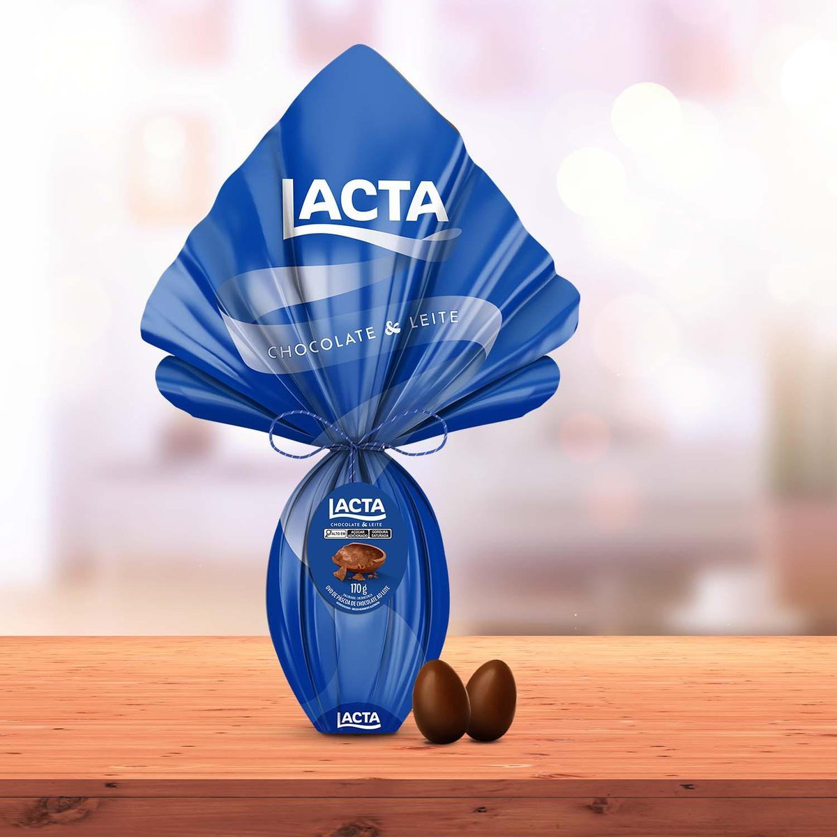 Ovo de Pscoa Lacta ao Leite 170g