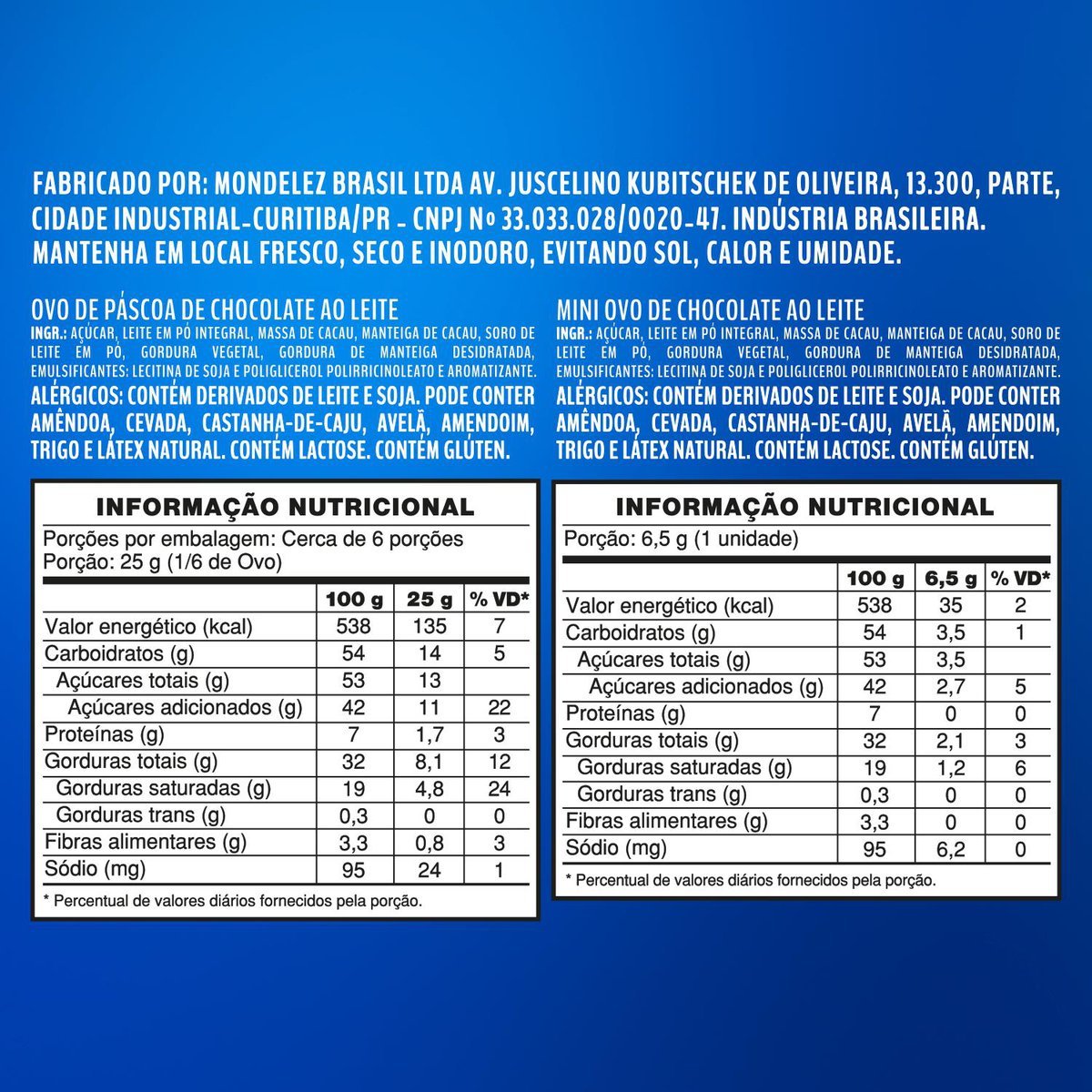 Ovo de Pscoa Lacta ao Leite 170g