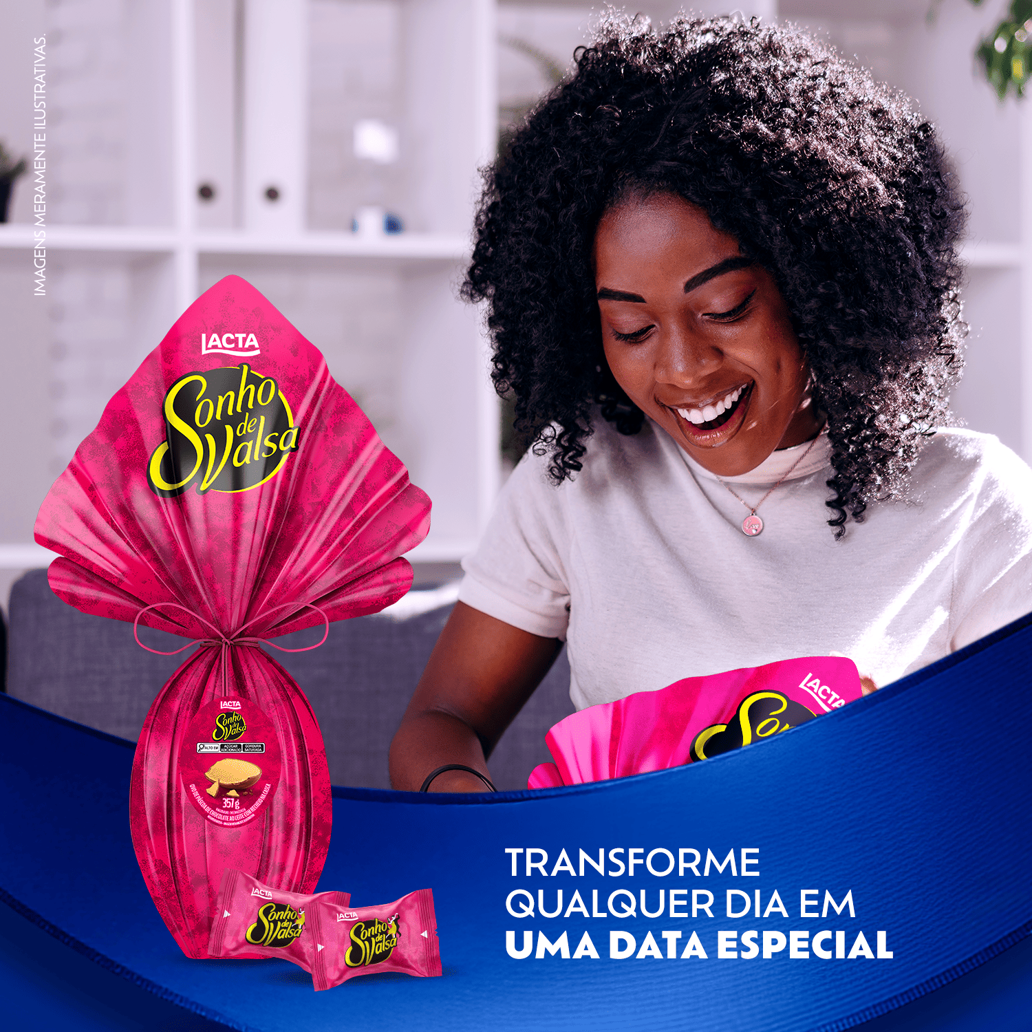 Ovo de P�scoa Lacta Sonho de Valsa 357g