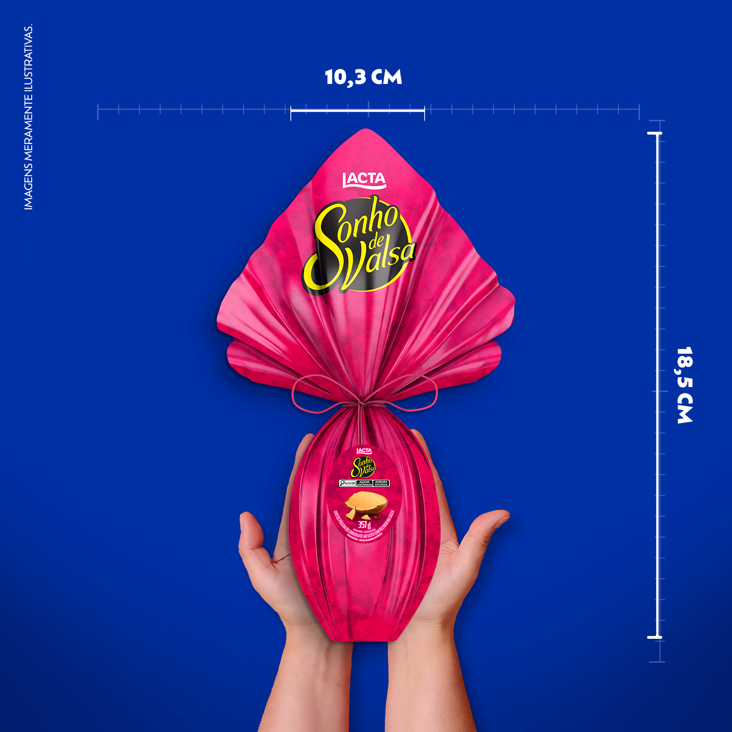 Ovo de P�scoa Lacta Sonho de Valsa 357g