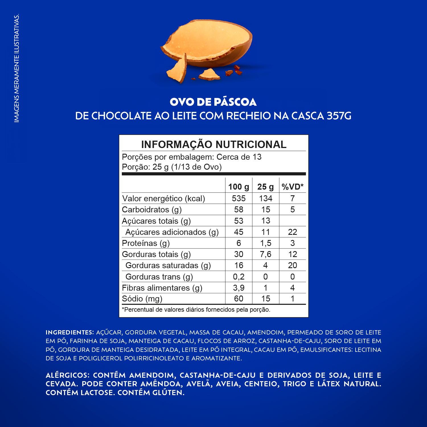 Ovo de P�scoa Lacta Sonho de Valsa 357g