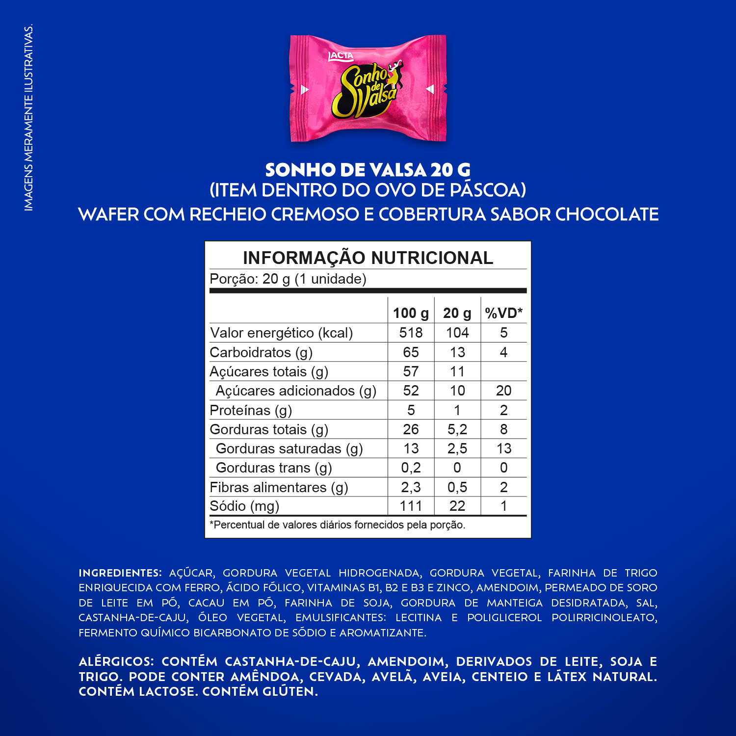 Ovo de P�scoa Lacta Sonho de Valsa 357g