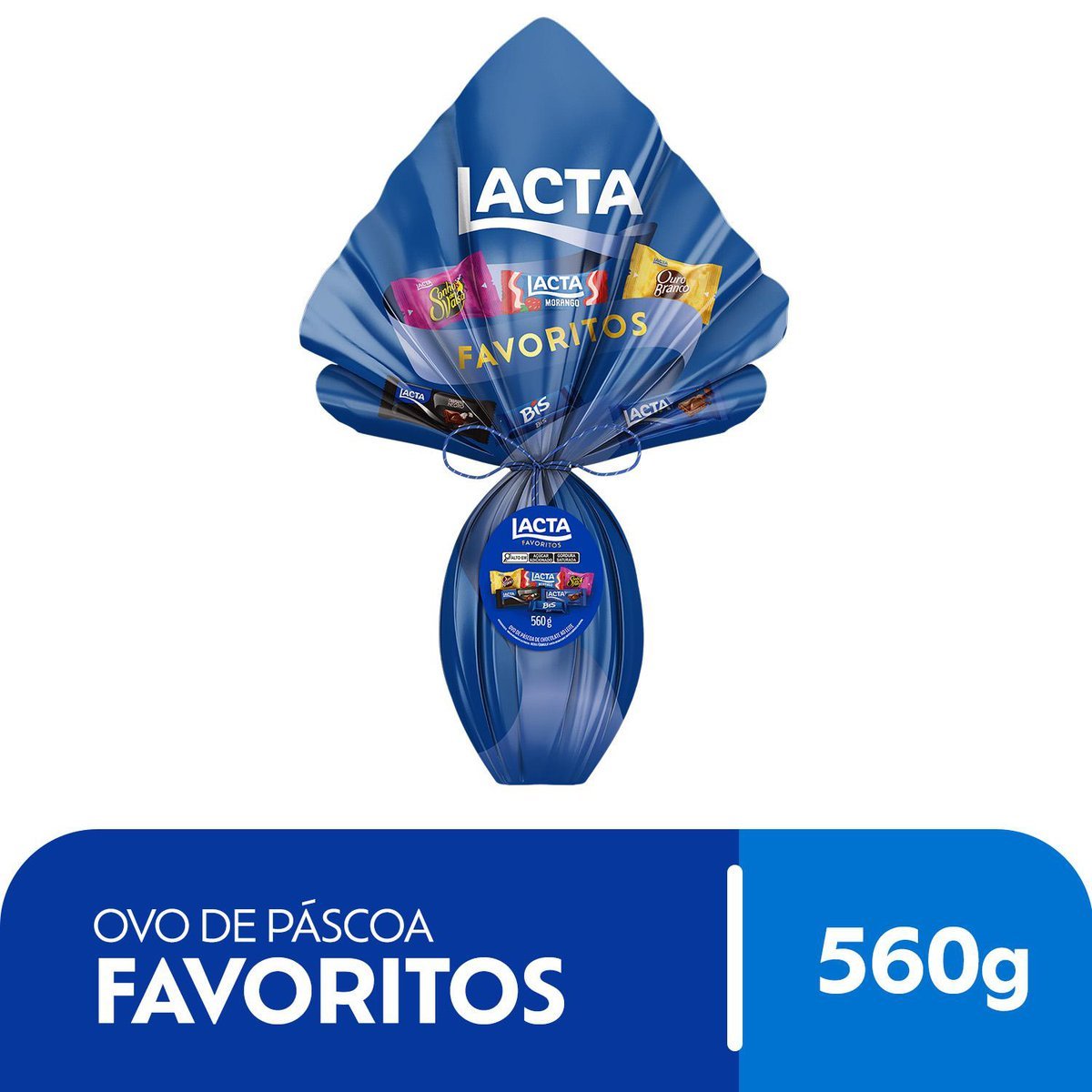 Ovo de Pscoa Lacta Favoritos 560g