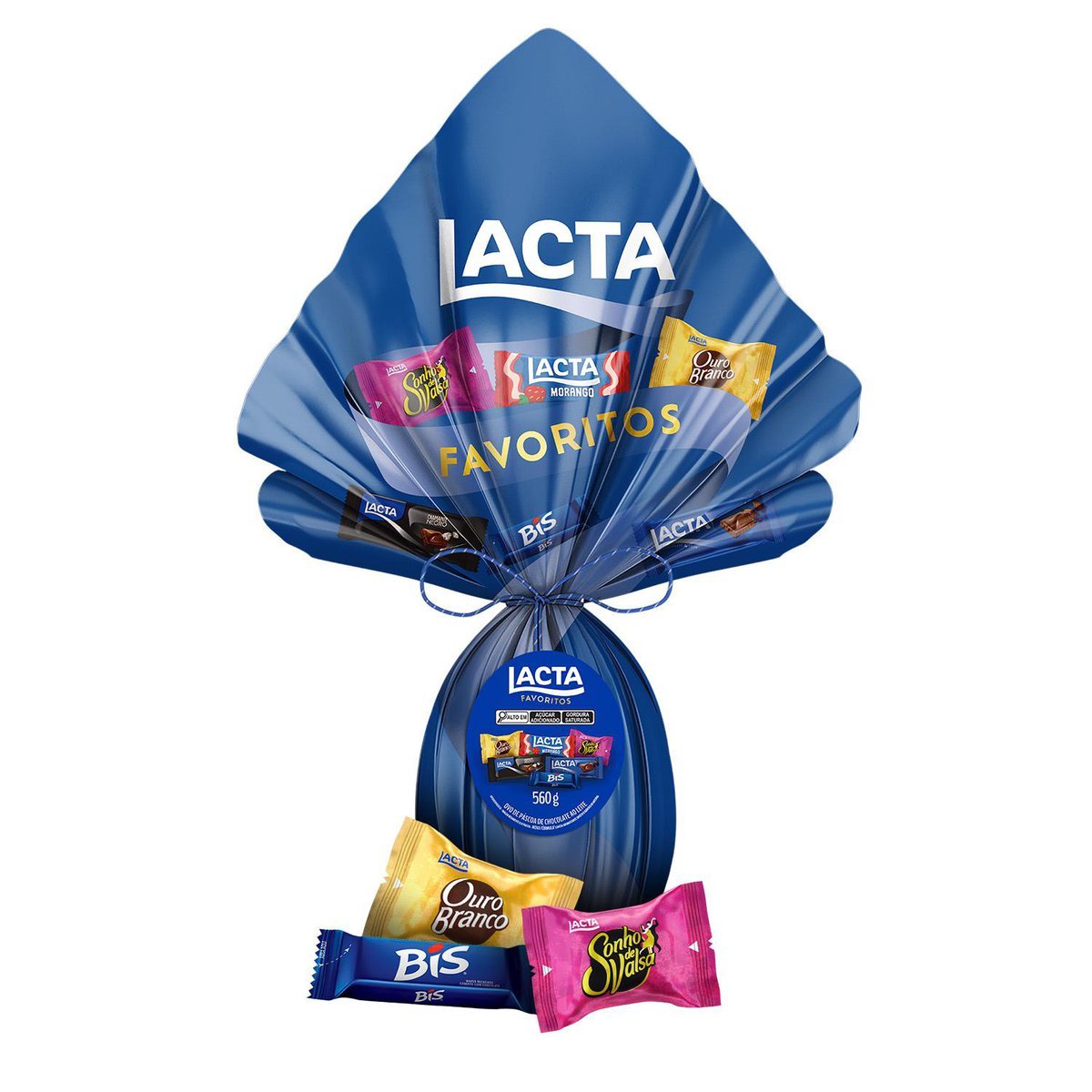 Ovo de Pscoa Lacta Favoritos 560g