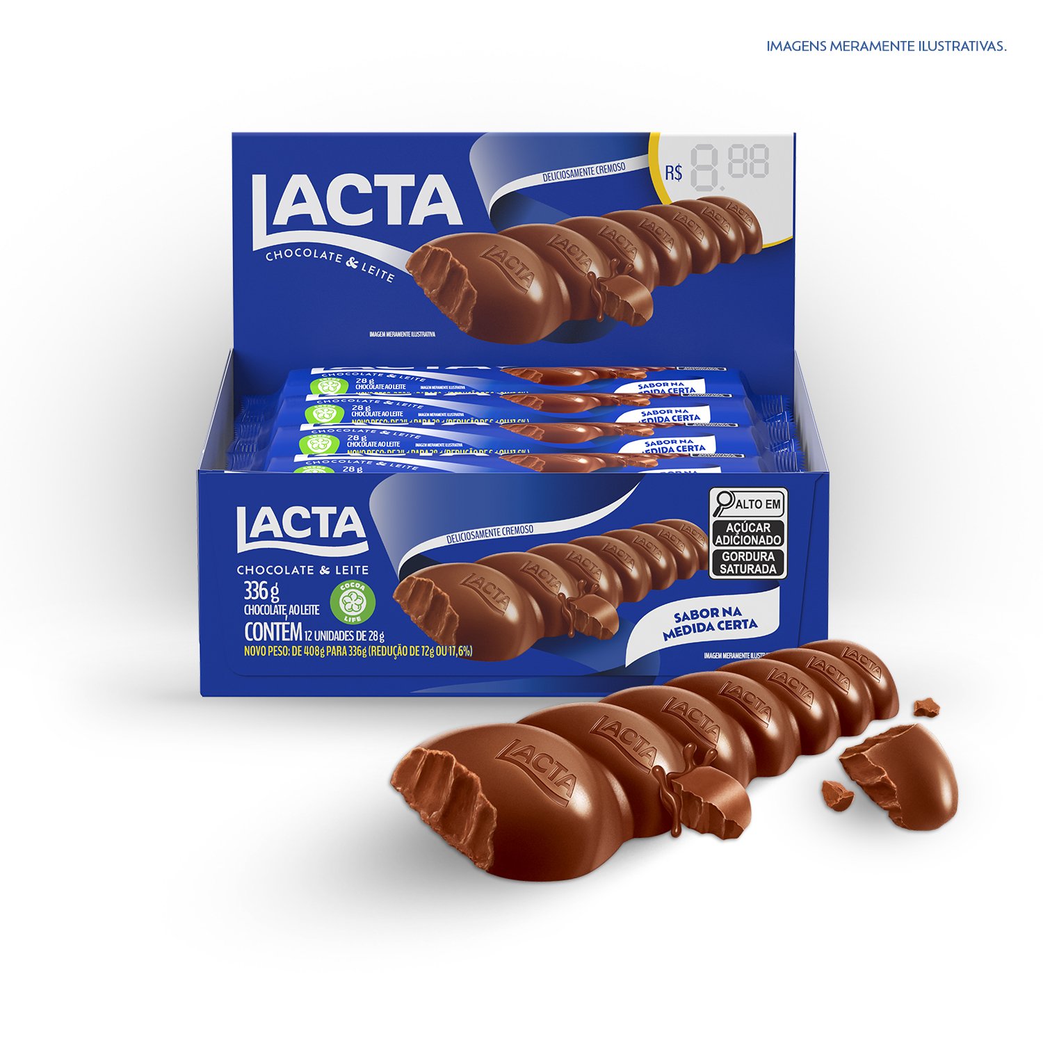 Tablete Lacta ao Leite 28g