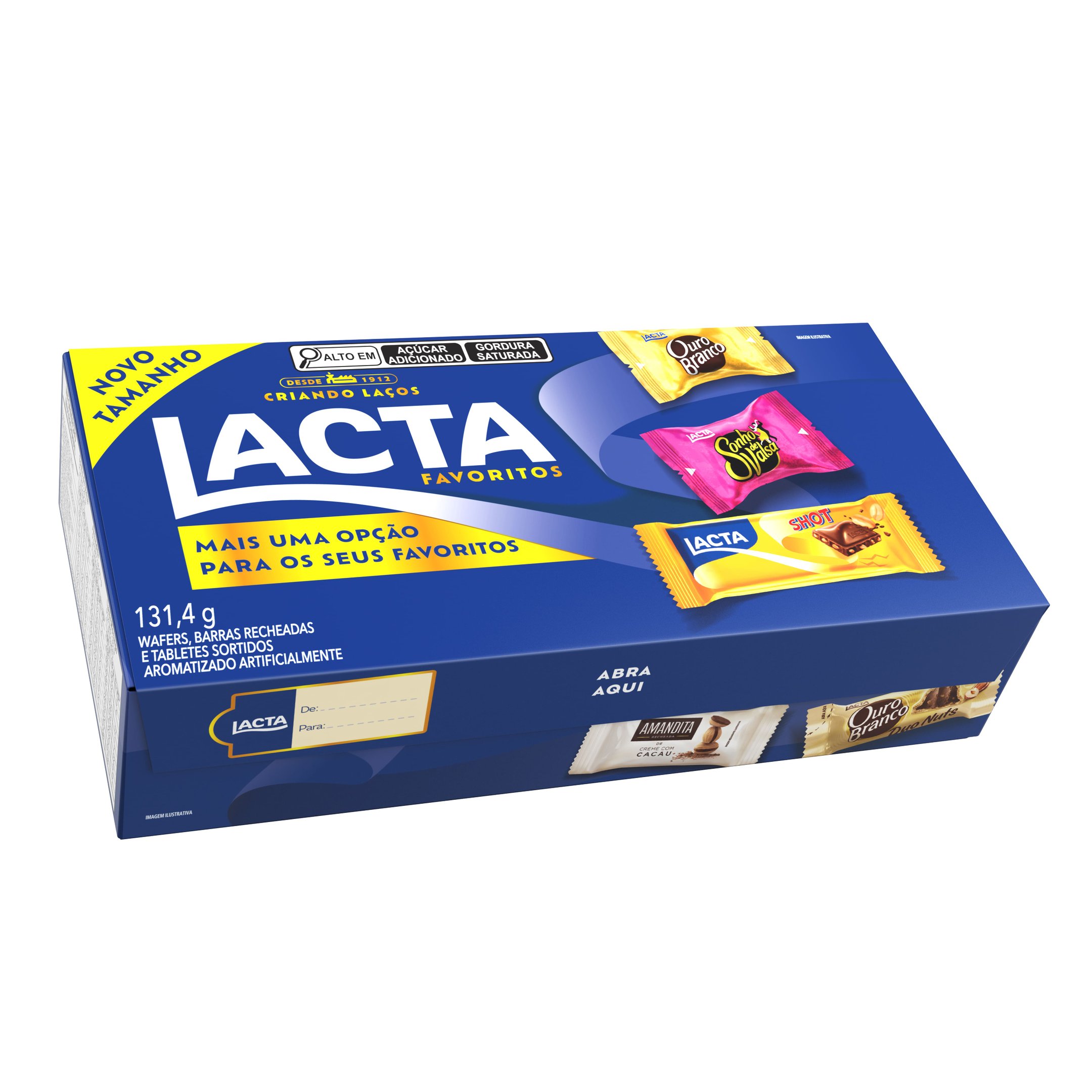 Caixa Lacta Favoritos 131,45g