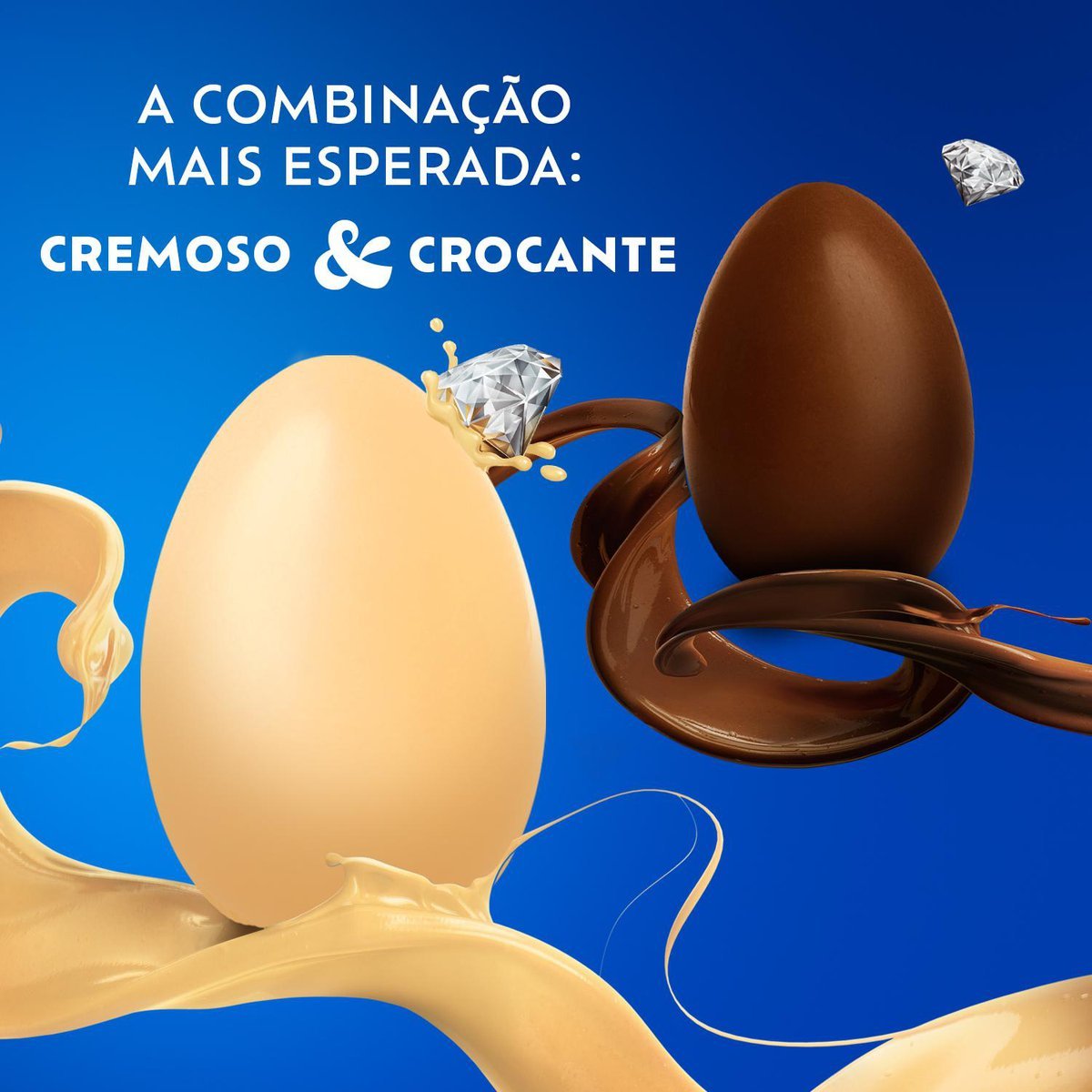 Ovo de Pscoa Lacta Diamante Negro Laka 500g