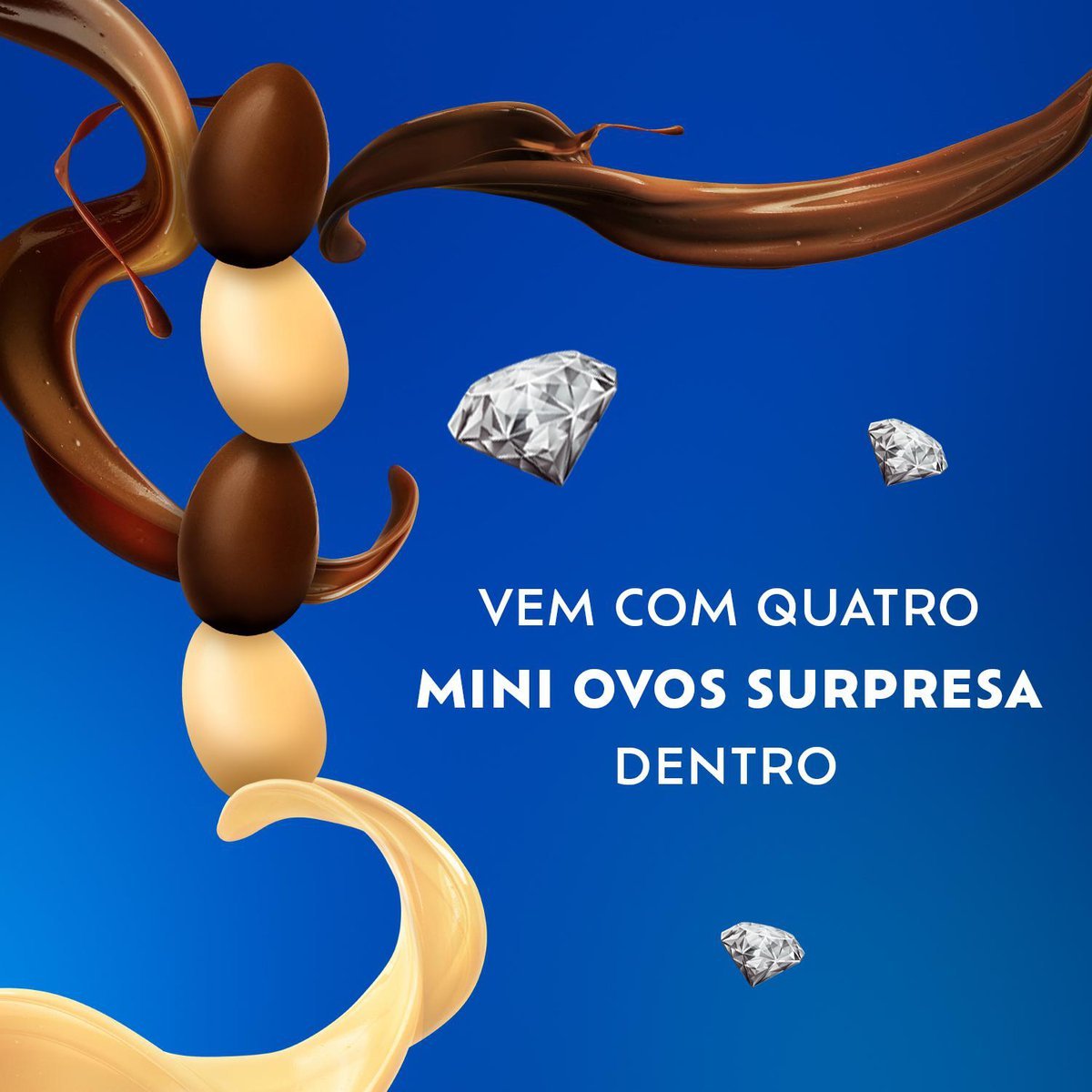 Ovo de Pscoa Lacta Diamante Negro Laka 500g