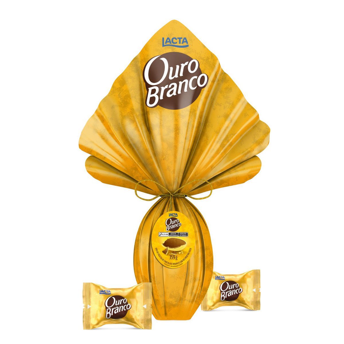 Ovo de Pscoa Ouro Branco 359g