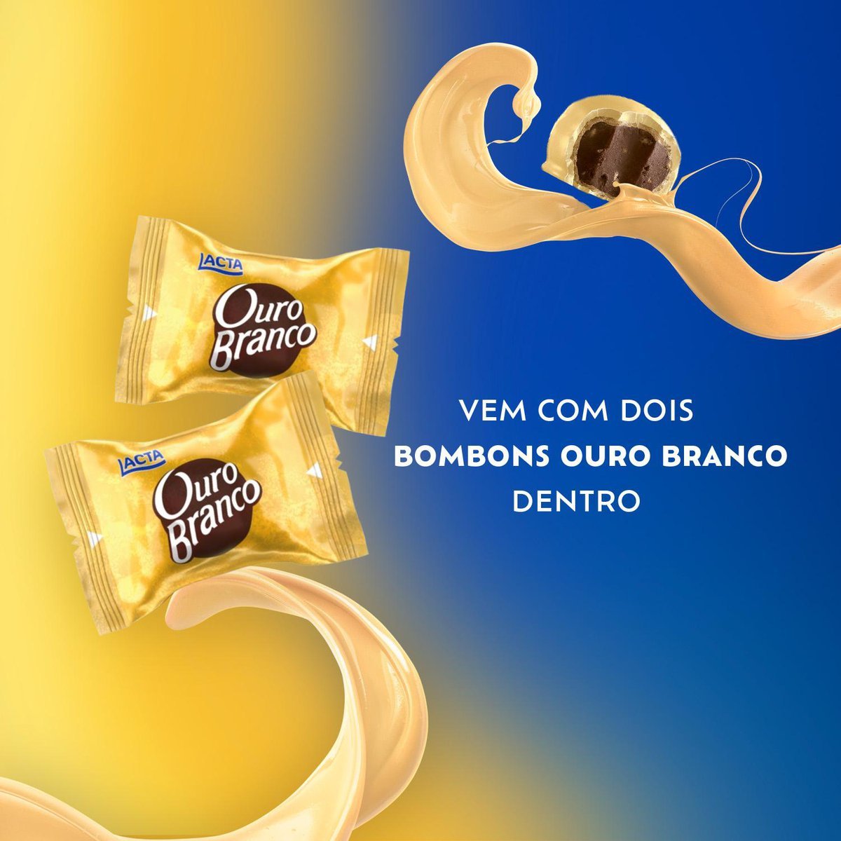 Ovo de Pscoa Ouro Branco 359g