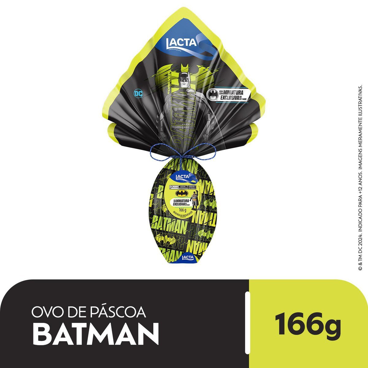 Ovo de Pscoa Lacta Batman 166g