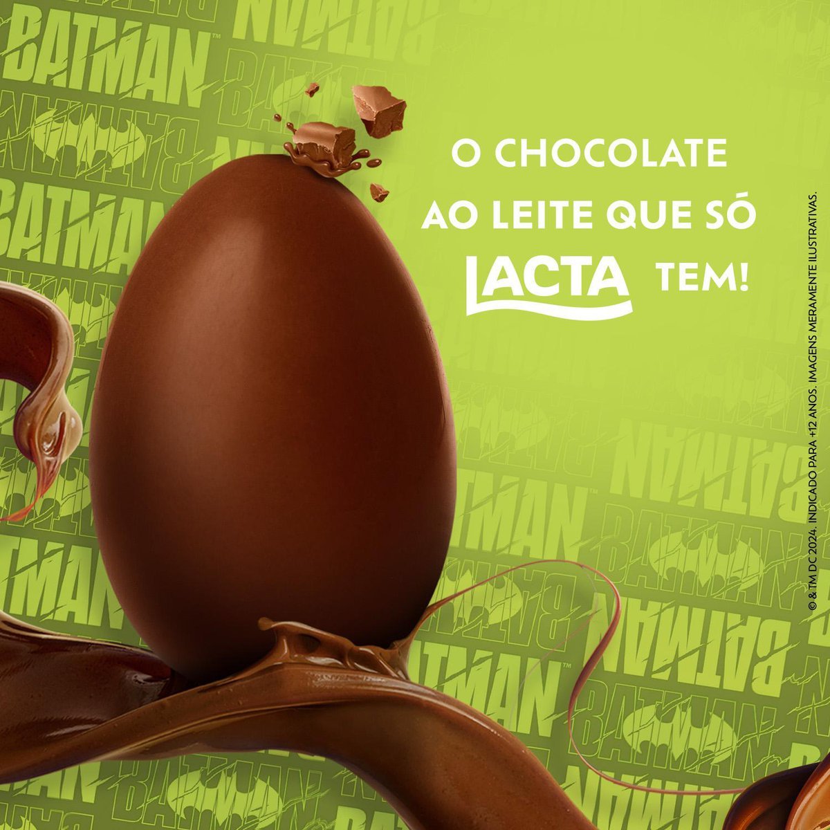 Ovo de Pscoa Lacta Batman 166g