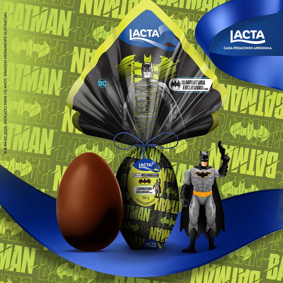 Ovo de Pscoa Lacta Batman 166g