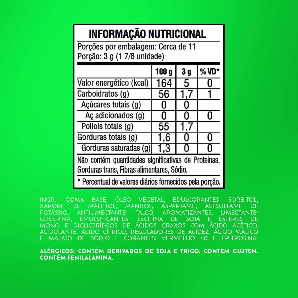Chiclete Trident Tutti-Frutti 32g - Pacote Com 4 embalagens