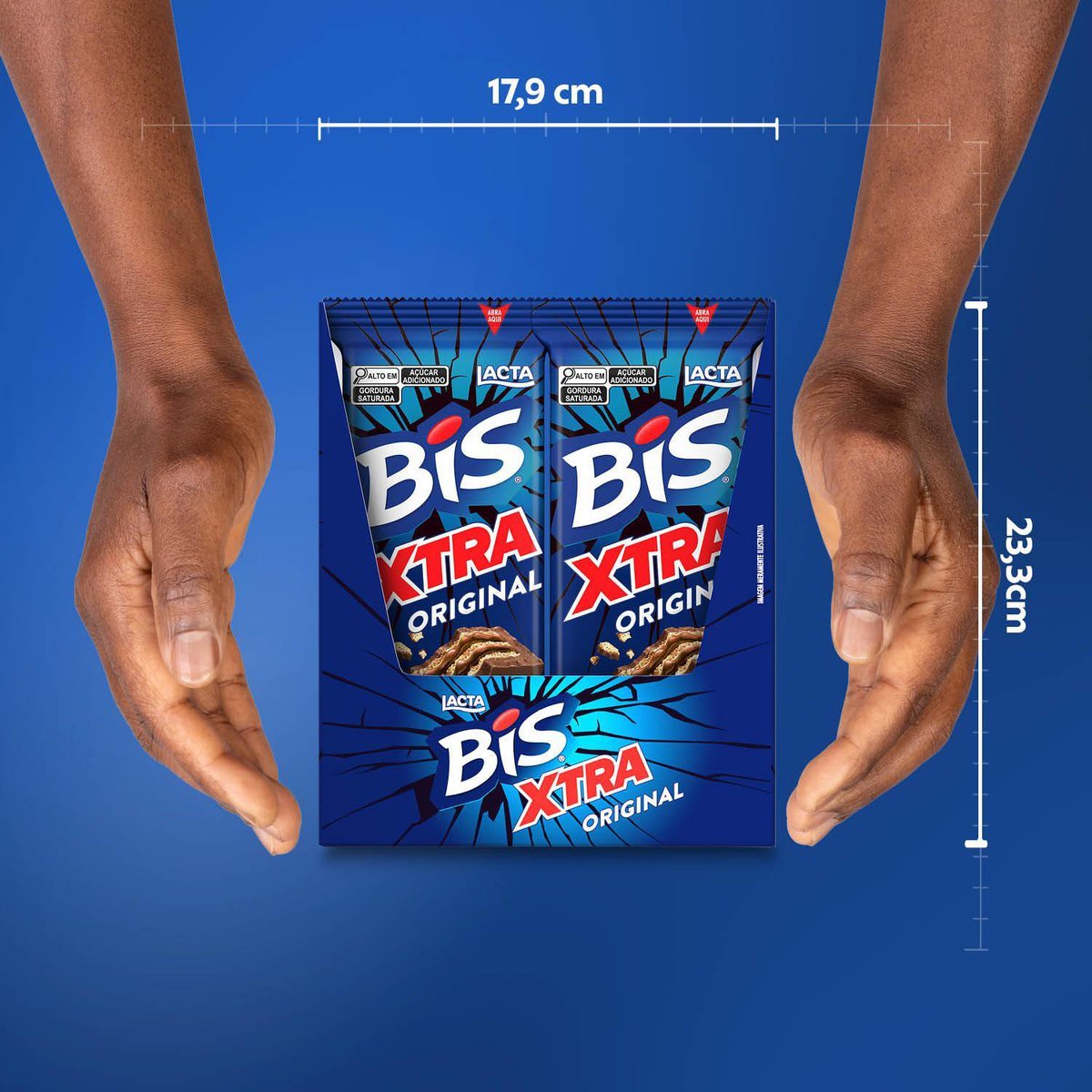 Bis Xtra Ao Leite - Caixa Com 24 Unidades De 45g
