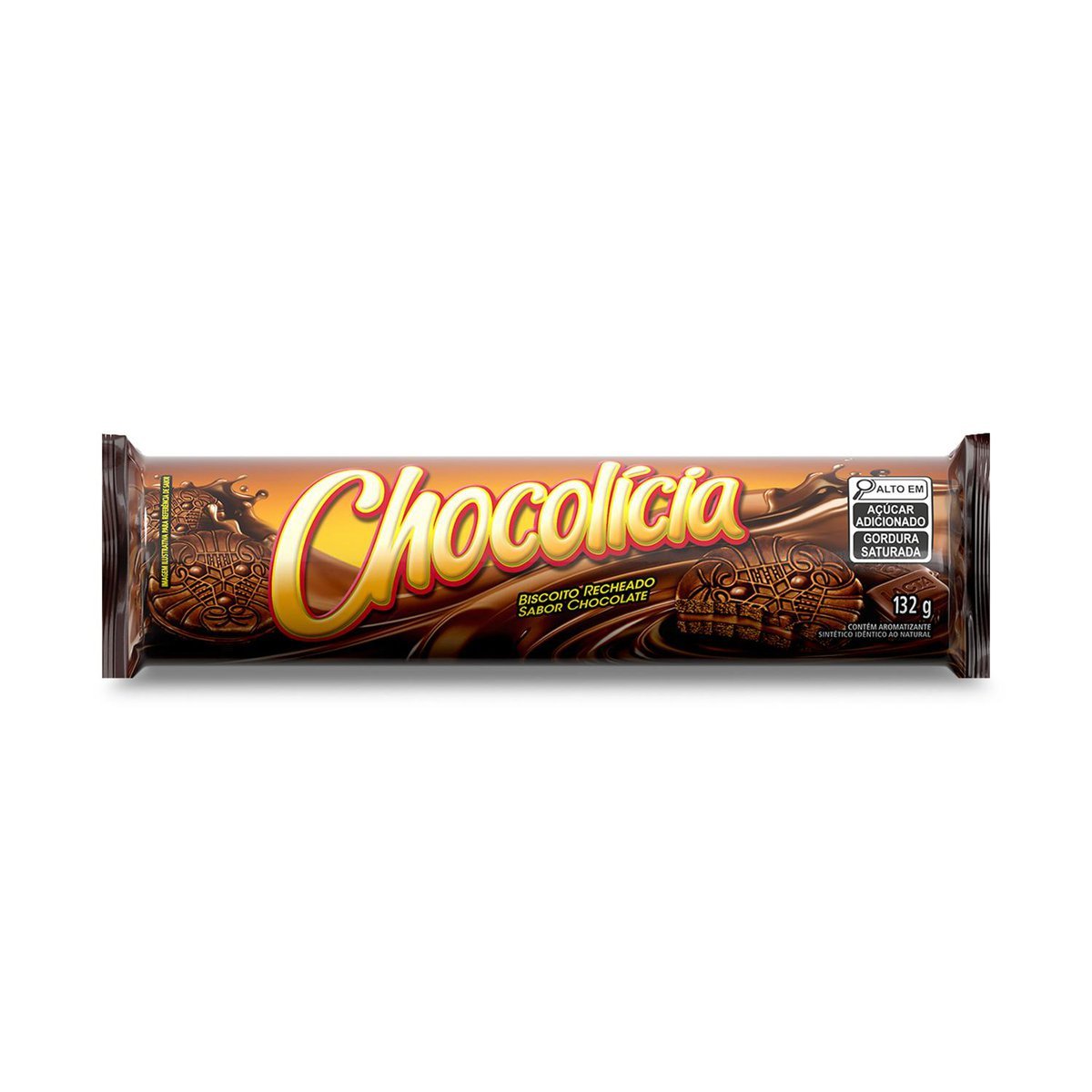Biscoito recheado Chocolcia 132g