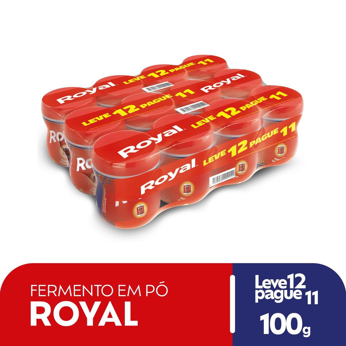 Fermento Qumico em P Royal Pacote Leve 12 e Pague 11