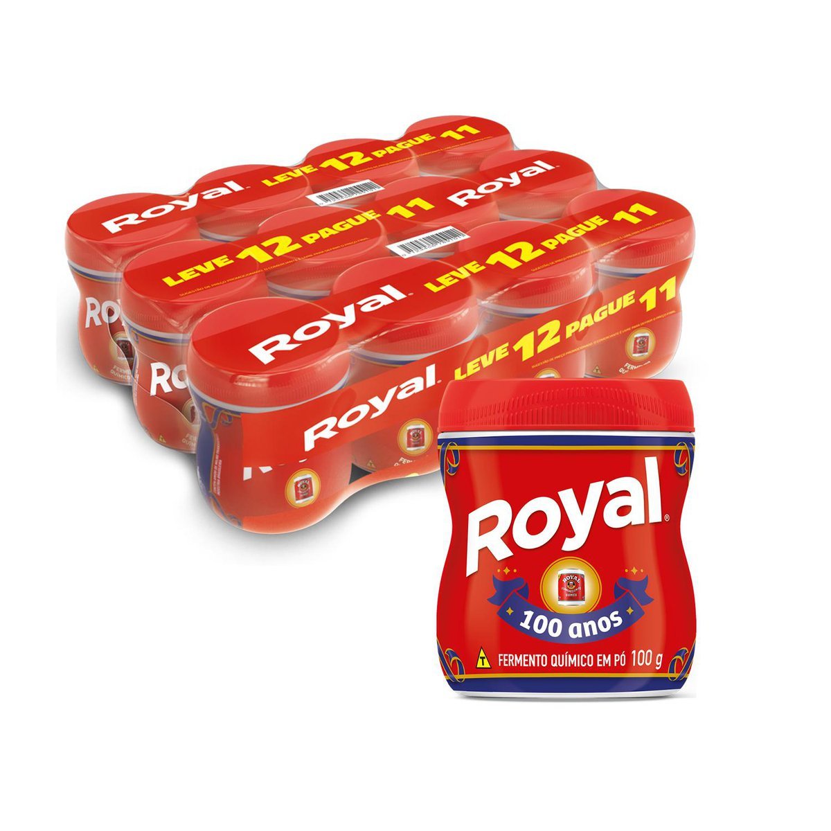 Fermento Qumico em P Royal Pacote Leve 12 e Pague 11
