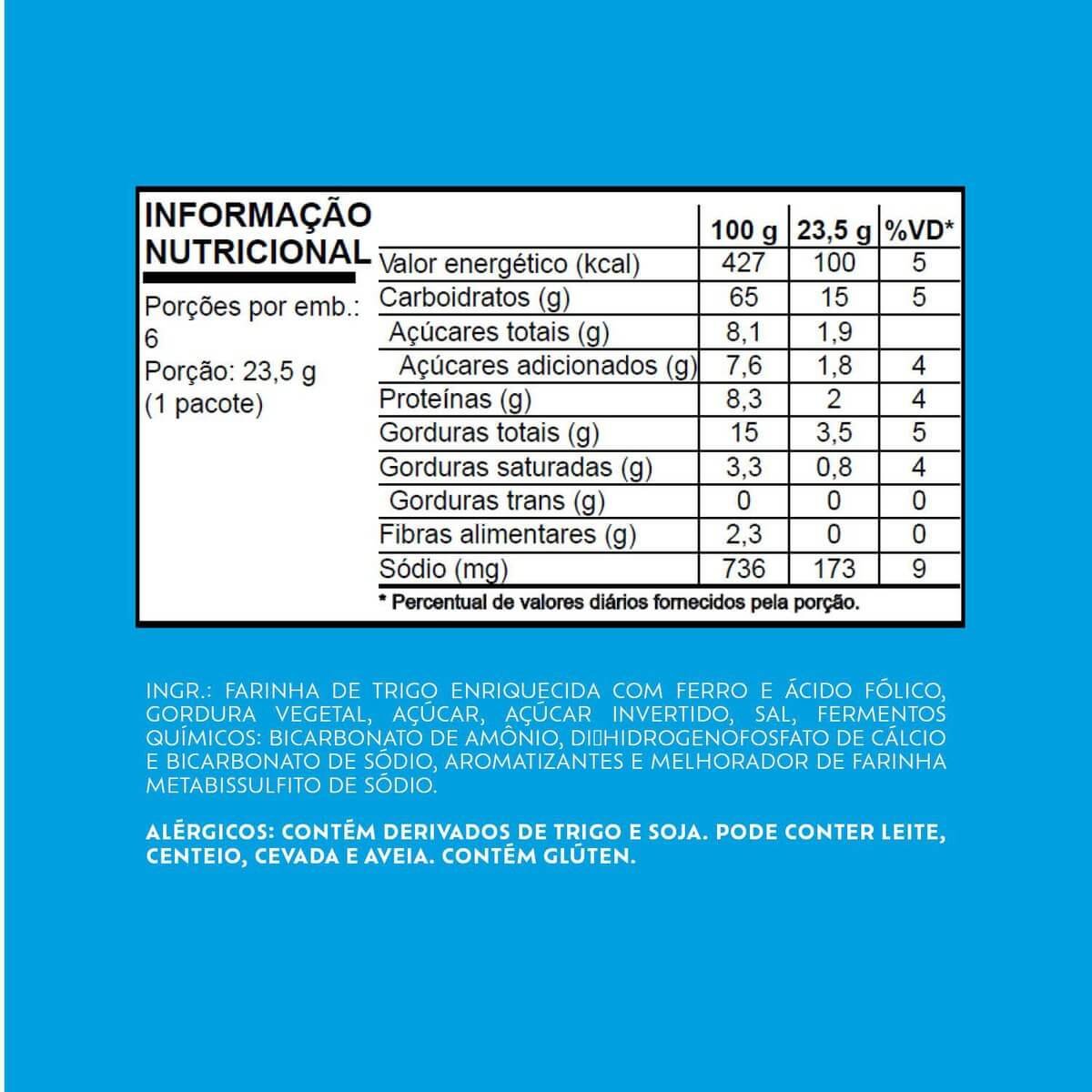 Biscoito Salgado Club Social bacon & provolone 141g