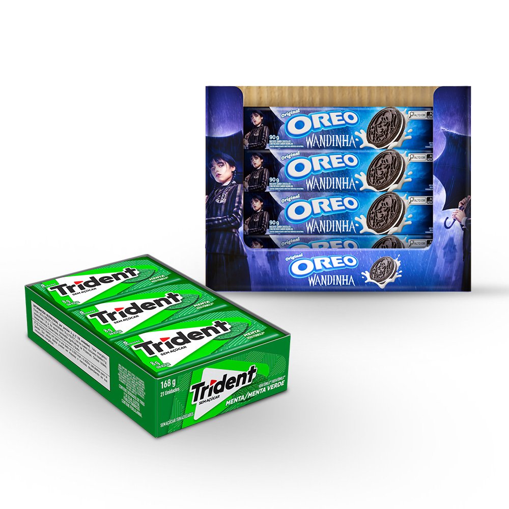 KIT Trident Menta e Oreo 90g